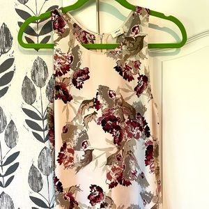 ARITZIA Wilfred size S silk trim floral blouse